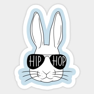 Easter Bunny Hip Hop Sticker